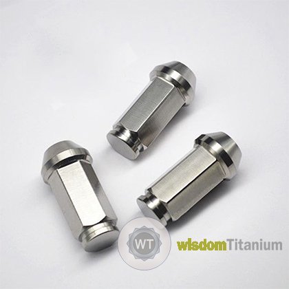 45mm Hex 17mm Titanium Lug Nuts Close Ended